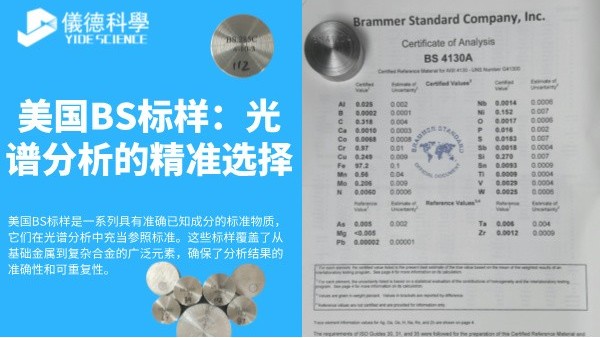 美國(guó)BS標(biāo)樣：光譜分析的精準(zhǔn)選擇